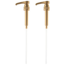 Pompe distributrice de sirop pour café, lait, thé, sirop, noire, lot de 2