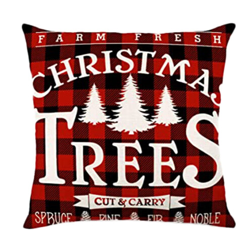 Housse de coussin de Noël pour canapé, 45 x 45 cm