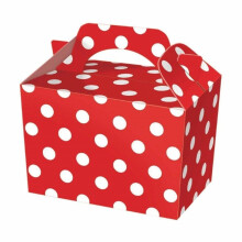 Boîte de friandises à pois (10 unités)
