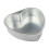 Hjärtformad kakform i aluminium, 9,5 cm 1