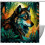 Tenda da doccia Wolf impermeabile con occhielli 72" x 72" 1
