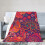 Lila-grüne Marmor-Flanell-Fleecedecke 80x60 1
