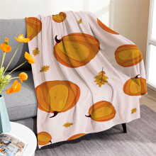 Flanelová deka Viflosae s halloweenskou tekvicou 147x198 cm
