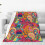Couverture hippie à fleurs, en micro-flanelle, 127 x 102 cm 1