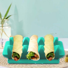 Support à assiettes en silicone de qualité alimentaire pour 5 assiettes