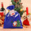 Bolsa de dulces navideña con cordón multicolor 1