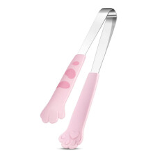 Pince Ă aliments en acier inoxydable en forme de chat, 18 cm