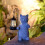 Solar-Katzen-Gartenstatue aus Kunstharz, 1 Stück 1
