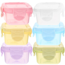Gobelets à condiments en PP, récipients à salade, lot de 6