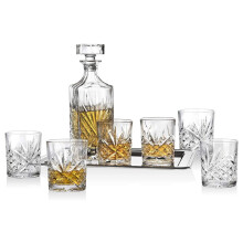 Coffret de bar à whisky Dublin avec carafe, 6 verres et