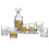 Dublin Whiskey Bar Set med karaff, 6 glas och 1