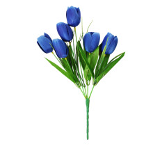 Künstliche Tulpen aus Seide, 1 Stück, 6 Köpfe