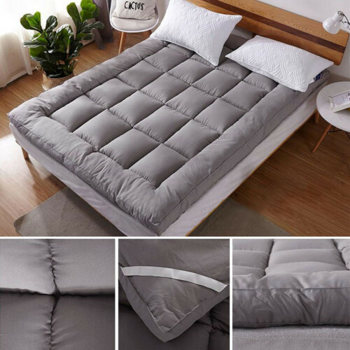 Mattress Pad Cover Cotton Feather Bed King Size