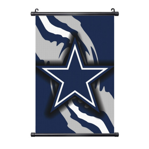 Cowboys Fodbold Vægkunst PVC Sort Axis3Størrelser