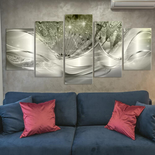 Bloemen canvas wanddecoratie 40"B x 20"H