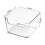 Boîte de rangement de bureau Kyusrd en PET transparent avec 1