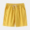 (White, M) Men's Retro Cotton-Linen Casual Shorts Summer Solid Elastic Plus Size Pants 2