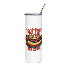 Gobelet fin blanc pour les amateurs de hot-dogs