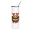 Slanke drinkbeker voor hotdogliefhebbers, wit 1