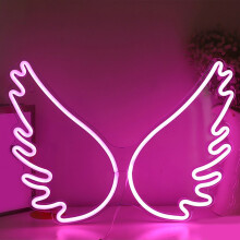 LED neon netlys rød 1m x 1m