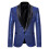 (Silver, S) Men's Gold Sequin Suit ZT-X35 3