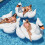 Φουσκωτό κολύμπι Gaint Swan Flamingo 2