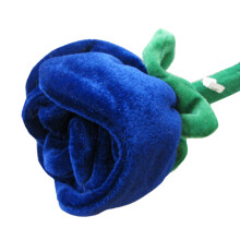 Boutons de rideaux en peluche motif rose (6 pièces)