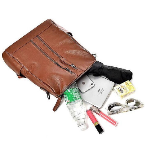 Damenrucksack mit Tragegriff, Damen-Lederrucksack 2