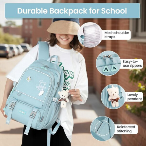 Schoolrugzak Azul, 30 l, blauw 2