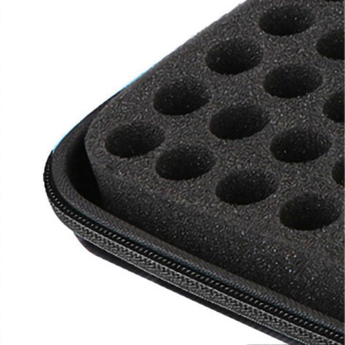 63 Slots Portable Aromatherapy Essential Oil Storage Bag Case Box Organizer (Black) 1
