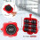 Furniture moving tool set, red, 1 pc. 4
