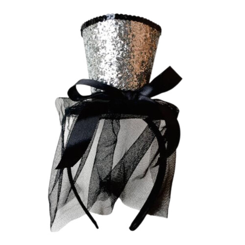 Chapéu fascinator infantil estilo pillbox