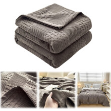 Coperta in cotone per divano, pesante, morbida e traspirante.