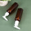 Shampoo Dispenser Plastic Bottle for Storing 30Pcs Brown Pump Bottles 2
