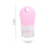 Liquid Medicine Travel Container Compact Shape Pink Silicone Bottle 4Pcs 38ml 3