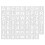 Stencil con lettere e numeri per disegnare, 60 pezzi 1