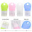Liquid Medicine Travel Container Compact Shape Pink Silicone Bottle 4Pcs 38ml 4