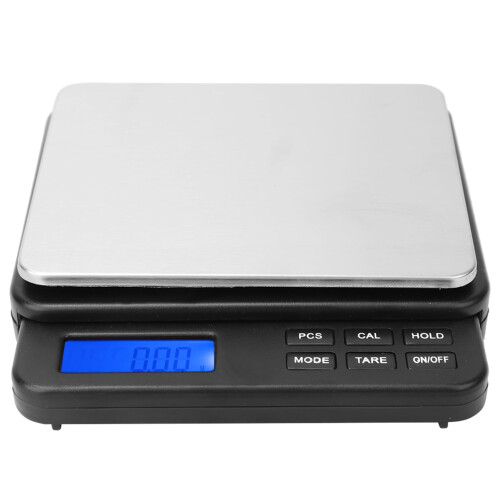 Balanza de cocina portátil mini digital con precisión de 0,1 g.
