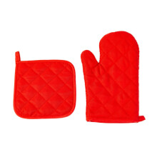 Gants de cuisine résistants à la chaleur et dessous de plat (lot de 2)