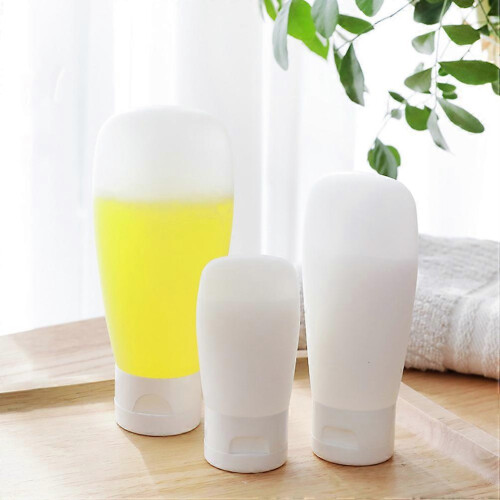 Gel Bottle Plastic Bottles for Storage 8Pcs White Cosmetic Containers 1