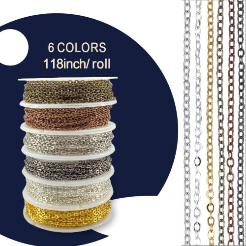 2CFUN ketting voor het maken van sieraden, 17 meter 2