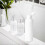 Plastic Bottle Cosmetics Storage Bottle for Travel Use 18Pcs White Set 2
