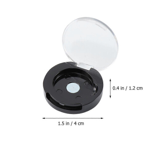 4Pcs 26mm Single Color Eyeshadow Empty Eyeshadow Box Eyeshadow Subpackaging Container White Black 1