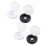 4Pcs 26mm Single Color Eyeshadow Empty Eyeshadow Box Eyeshadow Subpackaging Container White Black 4