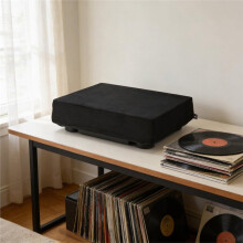 TXEsign Dust Cover for AT-LP70XBT Turntable, Stretch Dust Sleeve Soft Spandex Turntable Protective Fleece Cover