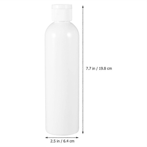 Sub Bottle for Makeup Plastic Storage Bottles for Storage 8Pcs White Lid 2