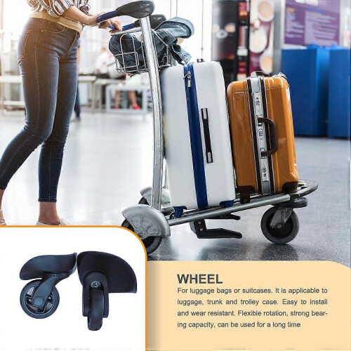 2 Pieces Suitcase Wheel Replacement Luggage Case Caster Spinner Fixing 1