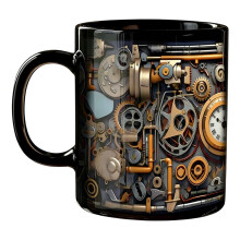 Koffiemok met 3D-ontwerp in de vorm van een gereedschapskist voor monteurs, 325 ml