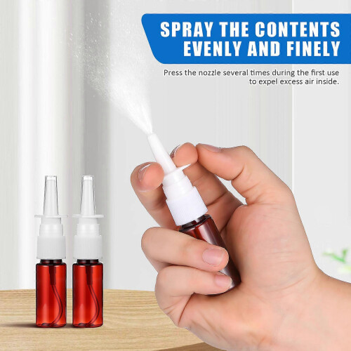 Small Bottle Portable Nasal Spray Bottle for Storage Use 20Pcs 1