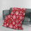 Couverture de Noël rouge en flanelle 50 x 60 pouces 5